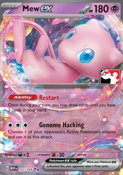 Mew ex PPS6-MEW 151 Prize Pack Series Near Mint Deutsch