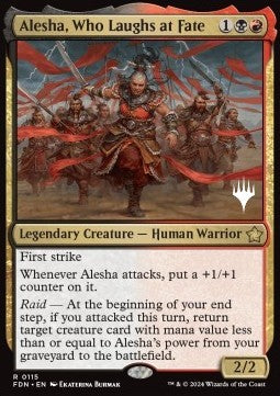 Alesha, Who Laughs at Fate PFDN-115 Rare Excellent Englisch Foil