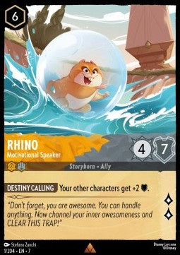 Dino - Motivationsredner 7ARI-1 Rare Near Mint Deutsch Foil