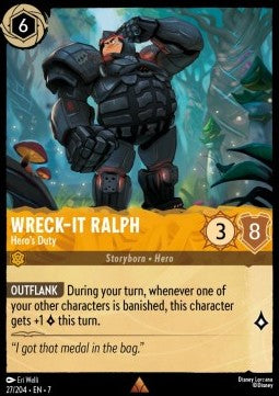 Wreck‐It Ralph - Hero's Duty 7ARI-27 Rare Excellent Englisch