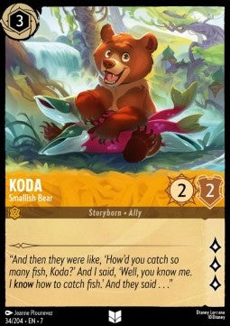 Koda - Smallish Bear 7ARI-34 Uncommon Excellent Englisch Foil