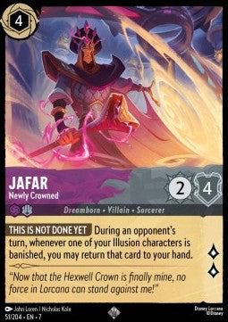 Jafar - Newly Crowned 7ARI-51 Super Rare EX Englisch