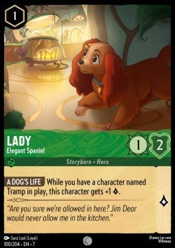 Lady - Elegant Spaniel 7ARI-100 Common Near Mint Englisch Foil