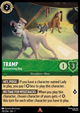 Tramp - Enterprising Dog 7ARI-110 Rare Excellent Englisch