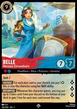 Belle - Mechanic Extraordinaire 7ARI-126 Super Rare Excellent Englisch Foil