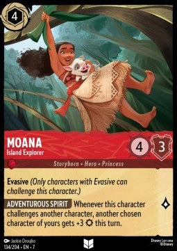 Vaiana - Erforscherin von Inseln 7ARI-134 Uncommon Near Mint Deutsch Foil