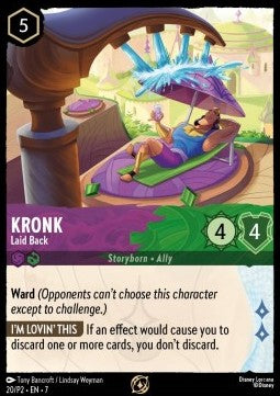 Kronk - Laid Back PR2-20 Promo Near Mint Deutsch Foil