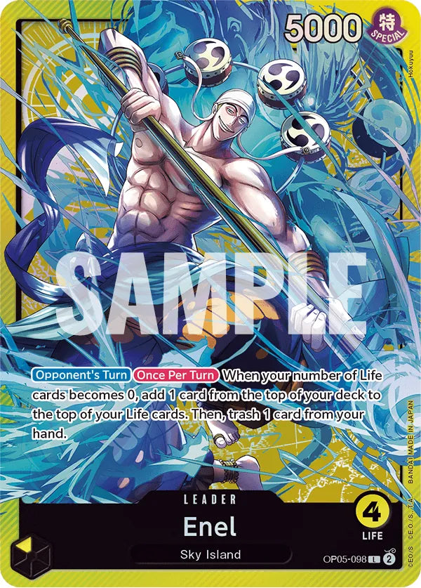 Enel (OP05-098) UP Leader Near Mint Englisch