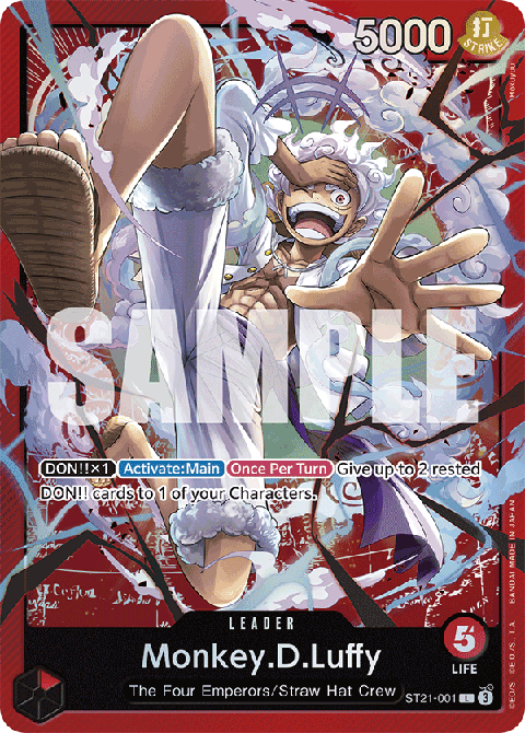 Monkey.D.Luffy (ST21-001) (V.1) ST-21 Leader Excellent Englisch