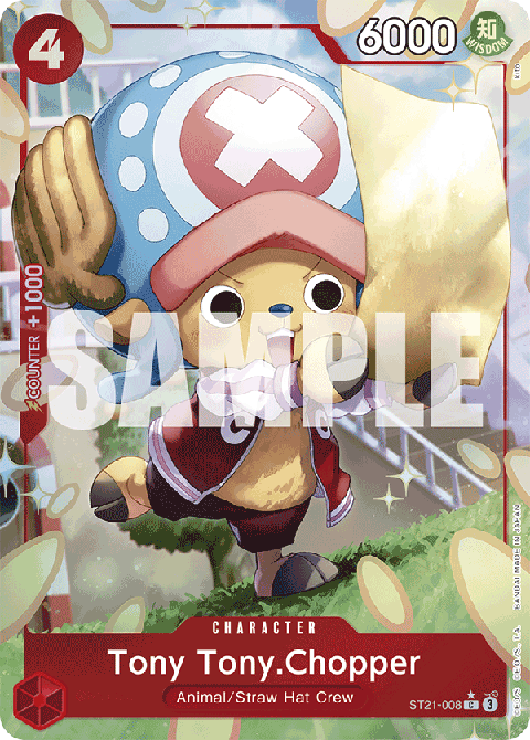 Tony Tony.Chopper (ST21-008) (V.2) ST-21 Alternate Art Near Mint Englisch