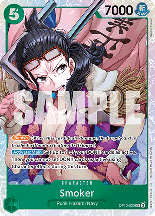 Smoker (OP10-030) (V.1) OP10 Super Rare Near Mint Englisch