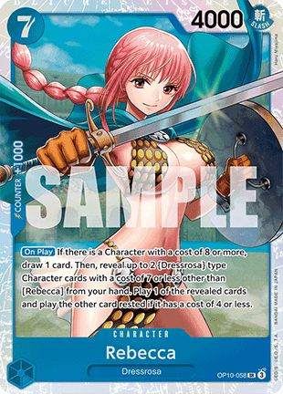 Rebecca (OP10-058) (V.1) OP10 Super Rare Near Mint Englisch