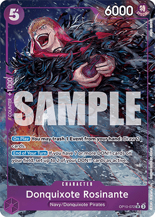 Donquixote Rosinante (OP10-072) (V.2) OP10 Alternate Art Near Mint Englisch