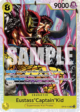 Eustass"Captain"Kid (OP10-112) (V.1) OP10 Super Rare Near Mint Englisch
