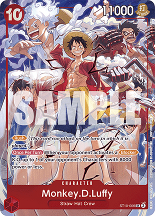 Monkey.D.Luffy (ST10-006) (V.2) UP Super Rare Near Mint Englisch