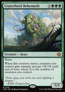 Craterhoof Behemoth TDM-138 Mythic Near Mint Englisch