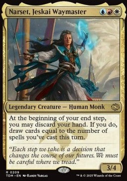Narset, Jeskai Waymaster TDM-209 Rare Excellent Englisch