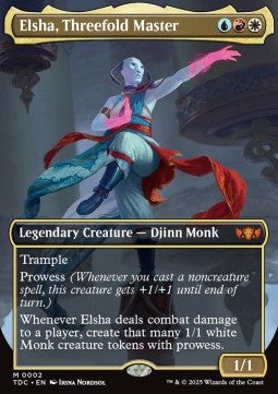 Elsha, dreifaltige Meisterin TDC-2 Mythic Near Mint Deutsch Foil