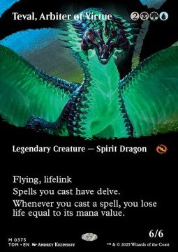 Teval, Arbiter of Virtue XTDM-373 Mythic Near Mint Englisch