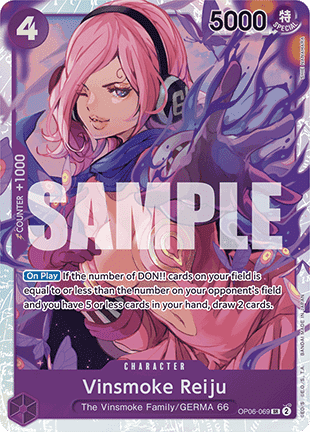 Vinsmoke Reiju (OP06-069) (V.1) PRB01 Super Rare Near Mint Englisch