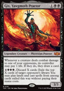 Gix, Prätor von Yawgmoth TDC-181 Mythic Excellent Deutsch