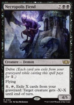 Necropolis Fiend TDC-190 Rare Near Mint Englisch