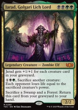 Jarad, Golgari Lich Lord TDC-293 Mythic Near Mint Englisch