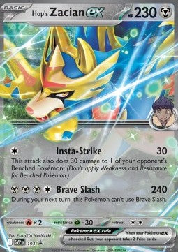 Hops Zacian ex SVP-193 Promo Played Deutsch