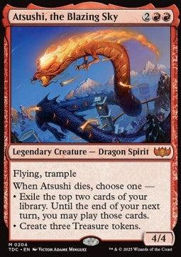 Atsushi, the Blazing Sky TDC-204 Mythic Near Mint Englisch