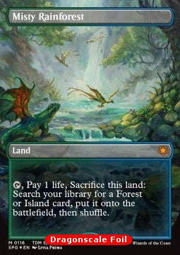 Misty Rainforest SPG-116 Mythic Near Mint Englisch Foil
