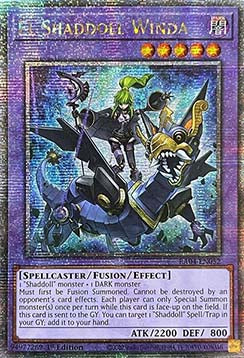 El Schattenpuppe Winda (V.5) RA04-052 Quarter Century Secret Rare Near Mint Deutsch 1. Auflage