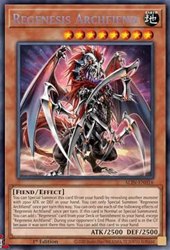 Regenesis-Erzunterweltler (V.1) ALIN-016 Secret Rare Excellent Deutsch 1. Auflage