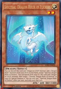 Spectral, Dragon Ruler of Flickers ALIN-018 Spectral, Drago Sovrano dei Barlumi Boosterfrisch Englisch 1. Auflage