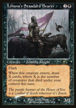 Liliana's Standard Bearer SLD-845 Rare Excellent Englisch Foil