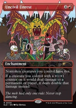 Uncivil Unrest SLDUP-2008 Rare Excellent Englisch Foil