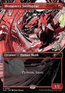 Monastery Swiftspear (V.1) SLDUP-2038 Rare Excellent Englisch Foil