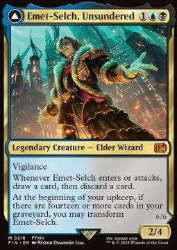 Emet-Selch, Unsundered // Hades, Sorcerer of Eld FIN-218 Mythic Near Mint Deutsch
