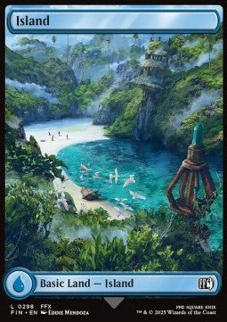Island FIN-298 Land Near Mint Englisch Foil