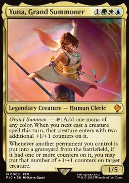 Yuna, Grand Summoner FIC-8 Mythic Near Mint Englisch Foil