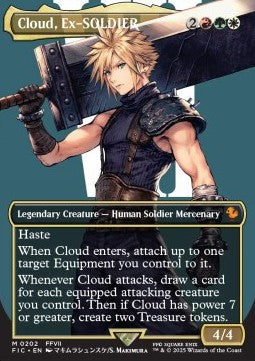 Cloud, Ex-SOLDIER (V.2) XFIC-202 Mythic Near Mint Englisch Foil