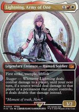 Lightning, Army of One XFIN-320 Mythic Near Mint Englisch