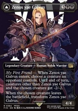 Zenos yae Galvus // Shinryu, Transcendent Rival XFIN-384 Rare Near Mint Englisch