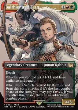 Balthier und Fran (V.2) XFIN-393 Rare Near Mint Deutsch