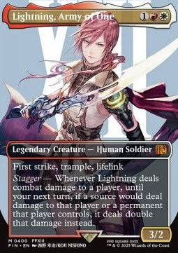 Lightning, Army of One XFIN-400 Mythic Near Mint Englisch