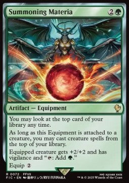 Summoning Materia FIC-72 Rare Near Mint Deutsch