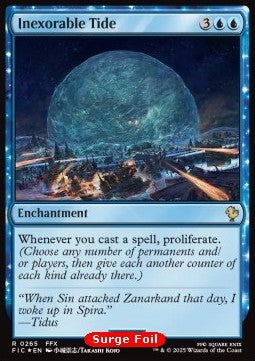 Inexorable Tide CFIC-265 Rare Near Mint Englisch Foil