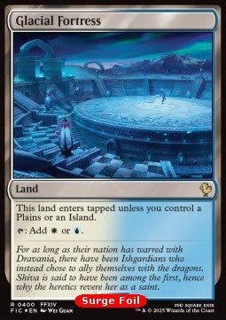 Glacial Fortress CFIC-400 Rare Near Mint Englisch Foil