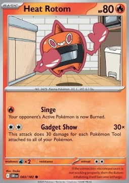 Hitze-Rotom DRI-043 Common Near Mint Deutsch Reverse Holo