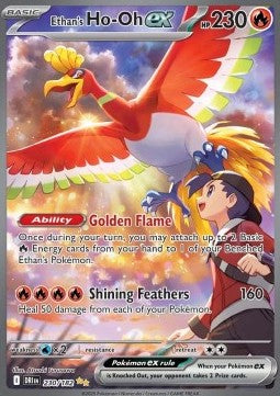 Ethan's Ho-Oh ex DRI-230 Special Illustration Rare Excellent Englisch