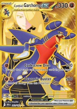 Cynthias Knakrack ex DRI-241 Secret Rare MT Deutsch AOG-10